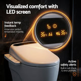 Cefito Smart Electric Bidet Toilet Seat LED Display Heated Dryer WaterMark - Cefito