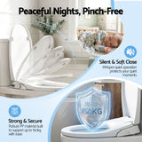 Cefito Non Electric Bidet Toilet Seat O-Shape Dual Nozzle Soft Close WaterMark DIY - Cefito