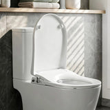 Cefito Non Electric Bidet Toilet Seat D-Shape Dual Nozzle Soft Close WaterMark DIY - Cefito