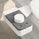 Cefito Non-Electric Ultra-Slim Bidet Attachment Detachable Bidet with Dual Nozzle Frontal & Rear Wash Adjustable Water Pressure Cold Water Toilet Bide - Cefito