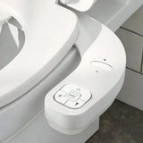 Cefito Ultra-Slim Bidet Attachment Detachable Bidet with Self-Cleaning Dual Nozzle Non-Electric Adjustable Water Pressure, Cold Water Toilet Bide - Cefito