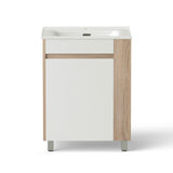 Cefito Vanity Unit 835mm Basin Bathroom Cabinet Side Storage Free Standing Sink - Cefito