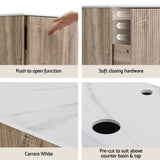 Cefito Vanity Unit 915mm Oak - Cefito