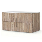 Cefito Vanity Unit 900mm Bathroom Cabinet Storage Wall Hung Timber Front Pine - Cefito