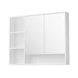 Cefito Bathroom Mirror Cabinet 100CM Vanity Medicine Wall Mounted Storage White - Cefito