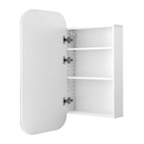 Cefito Bathroom Mirror Cabinet Medicine Shaving Arch Wall Hung 450x900mm White - Cefito