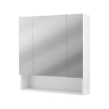Cefito Bathroom Mirror Cabinet Medicine Adjustable Shelves Wall Hung 700x750mm White - Cefito