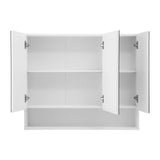 Cefito Bathroom Mirror Cabinet Medicine Adjustable Shelves Wall Hung 900x750mm White - Cefito
