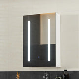 Bathroom Mirror Cabinet LED 500x720mm Medicine Wall Storage