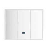 Bathroom Mirror Cabinet LED Light 900x720mm Medicine Wall Storage