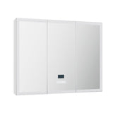 Bathroom Mirror Cabinet LED Light 900x720mm Medicine Wall Storage