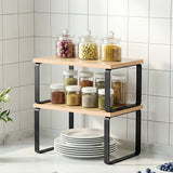 Cefito Set of 2 Kitchen Storage Shelves Rack Cupboard Cabinet Organiser - Cefito