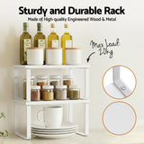 Cefito Kitchen Storage Shelves Rack Cupboard Cabinet Organiser Set of 2 - Cefito