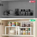 Cefito Kitchen Storage Shelves Rack Cupboard Cabinet Organiser Set of 2 - Cefito