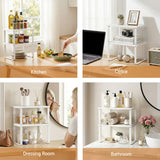 Cefito Kitchen Storage Shelves Rack Cupboard Cabinet Organiser Set of 2 - Cefito