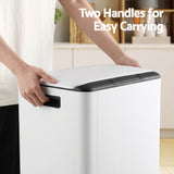 Cefito Pedal Bins Rubbish Bin Dual Compartment Waste Recycle Dustbins 40L White