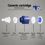 Cefito 9 Rain Shower Head Set Handheld Round High Pressure Mixer Tap Chrome
