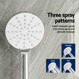 Cefito 9 Rain Shower Head Set Handheld Round High Pressure Twins Tap?hrome - Cefito