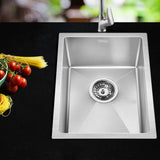 Cefito 34cm x 44cm Stainless Steel Kitchen Sink Under/Top/Flush Mount Silver - Cefito