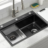 Cefito 68 x 45 x 21.5cm Kitchen Sink 304 Stainless Steel Bar Sink Millet Grain Water Basin Sink - Cefito