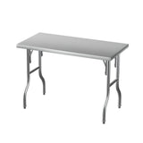 Cefito Stainless Steel Kitchen Benches Work Bench Food Foldable 433
