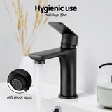 Cefito Bathroom Basin Mixer Tap Brass Faucet Vanity Laundry Sink Black - Cefito