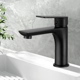 Cefito Bathroom Basin Mixer Tap Brass Faucet Vanity Laundry Sink Black - Cefito