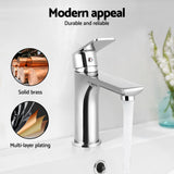 Cefito Bathroom Basin Mixer Tap Brass Faucet Vanity Laundry Sink Chrome - Cefito