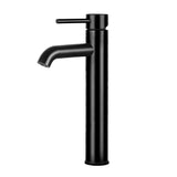 Cefito Bathroom Basin Mixer Tap Round Tall Faucet Vanity Laundry Black - Cefito