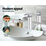 Cefito Bathroom Basin Mixer Tap Thin Tall Faucet Vanity Laundry Black - Cefito