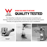 Cefito Bathroom Basin Mixer Tap Square Tall Faucet Vanity Laundry Chrome