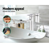 Cefito Bathroom Basin Mixer Tap Square Tall Faucet Vanity Laundry Chrome