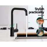 Cefito Mixer Kitchen Faucet Tap Swivel Spout WELS Black