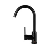 Cefito Kitchen Mixer Tap Mixer Round Sink Faucet Basin Laundry Black - Cefito