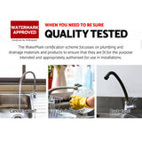 Cefito Kitchen Mixer Tap Mixer Round Sink Faucet Basin Laundry Black - Cefito