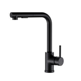 Cefito Kitchen Mixer Tap Pull Out Rectangle 2 Mode Sink Basin Faucet Swivel WELS Black