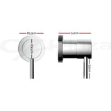 Cefito Bathroom Tap Shower Twin Tap Faucet Basin Sink Bath Swivel Chrome - Cefito