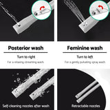 Cefito Non Electric Bidet Toilet Seat Bathroom White