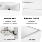 Cefito 400mm Bathroom Vanity Basin Cabinet Sink Storage Wall Hung Ceramic Basins Wall Mounted White - Cefito
