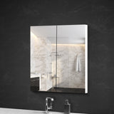 Cefito Bathroom Vanity Mirror with Storage Cabinet - White - Cefito