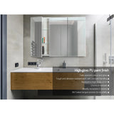 Cefito Bathroom Vanity Mirror with Storage Cabinet - White - Cefito