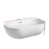 Cefito Ceramic Bathroom Basin Sink Vanity Above Counter Basins White