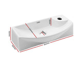 Cefito Ceramic Basin 46cm x 15cm White