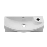Cefito Ceramic Basin 46cm x 15cm White