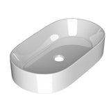 Cefito Bathroom Basin Vanity Ceramic Basin Above Counter Hand Wash Long Shape - Cefito