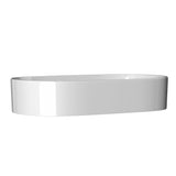 Cefito Bathroom Basin Vanity Ceramic Basin Above Counter Hand Wash Long Shape - Cefito