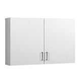 Cefito Wall Cabinet Storage Bathroom Kitchen Bedroom Cupboard Organiser White - Cefito