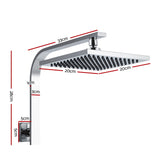 Cefito WELS 8 Rain Shower Head Set Bathroom Gooseneck Square Faucet High Pressure Hand Held