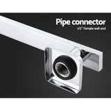 Cefito WELS 8 Rain Shower Head Set Bathroom Gooseneck Square Taps Hand Held High Pressure DIY Silver