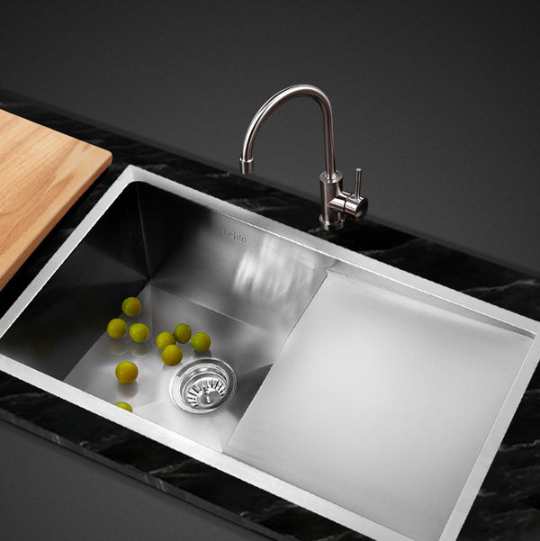 Cefito 870mm x 440mm Stainless Steel Sink
